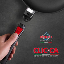 Cargar imagen en el visor de la galería, Plancha redonda CLICCA COOK con asa extraíble
