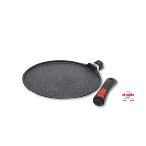 Plancha redonda CLICCA COOK con asa extraíble