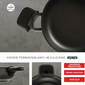 Cubremangos de silicona negro 2 pzas