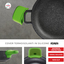 Cargar imagen en el visor de la galería, Cubremangos de silicona verde 2 pzas
