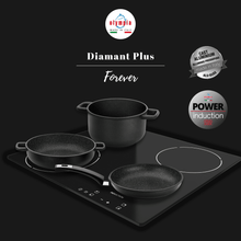 Load image into Gallery viewer, FRYING PAN CLICCA DIAMANT PLUS INDUCTION  with removable handle
