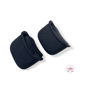 Cubremangos de silicona negro 2 pzas