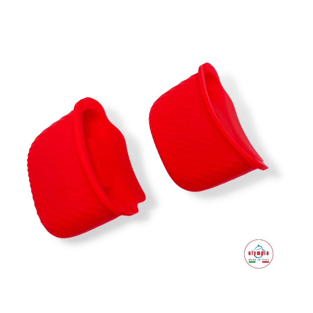 Cubremangos de silicona rojo 2 pzas
